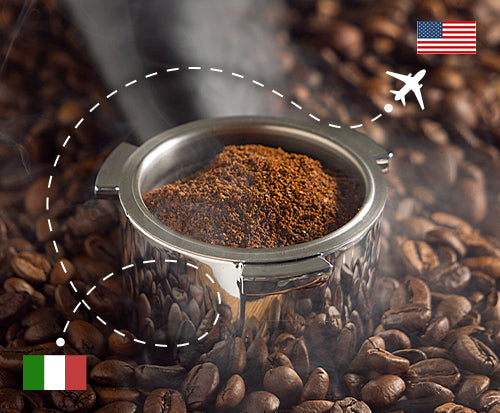 Authentic Italian Coffee. Freshly roasted with artistry and soul.